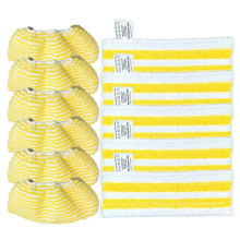 11PCS Steam Mop Cloths Cover for Easyfix SC2 SC3 SC4 SC5 Handheld Vacuum Cleaner Parts Microfiber Mop Pad