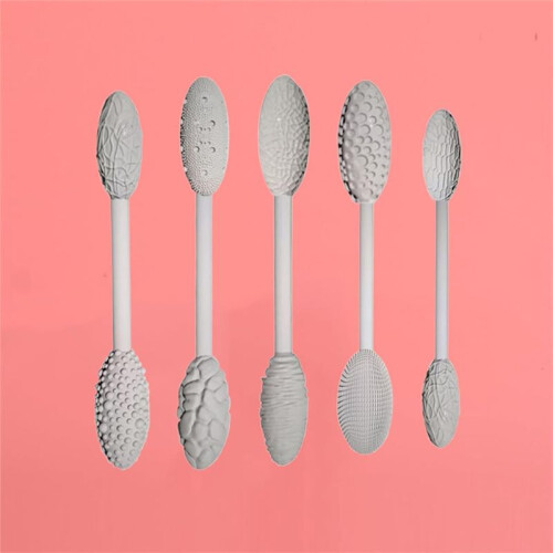 Texture Tool Set for Art Projects, 5 Piece Oval Pattern Rollers Kit, Modeling Sticks for DIY Crafts (Both Ends) 1