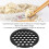 Aluminum Alloy Dumpling Maker 37Hole Dumpling Mold Easy Press SpaceSaving Design Black 5