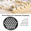Aluminum Alloy Dumpling Maker 37Hole Dumpling Mold Easy Press SpaceSaving Design Black 4
