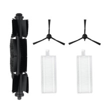 For PVCR 5001 / 6001 / PVCRDC 5002 / 6002 Roller Side Brush Filter Rag Robot Vacuums Accessory