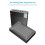 Caixa de HDD  para Adaptador USB 3.0 Gabinete de Disco Rígido Externo Disco SSD de 3,5 Polegadas Caixa de HDD de 10 TB para PC Lapop Plugue UE 5