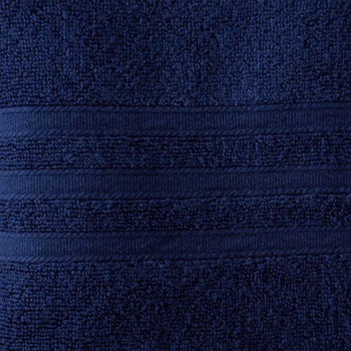 Catherine Lansfield Catherine Lansfield Zero Twist Cotton 90x140cm Bath Sheet Navy Blue 2