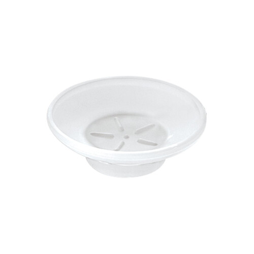 Kapitan Glass Soap Dish Replacement, Round, Frosted, Matt Glass