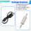 2-In-1 Wireless  Receiver 3.5mm Aux Audio Music Adapter with Hands-Free Functionality USB BT Connectivity 6