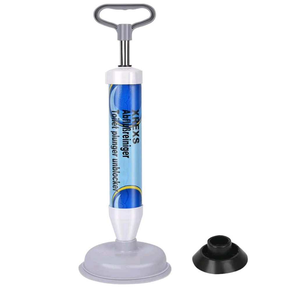 Xrexs Toilet Plunger Sink Plunger, Powerful Drain Plunger With 2 Type Suction Cups, Plunger Toilet Unblocker, Sink Unblocker For Toilet, Bathtub, 5051224542567