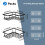 UUlioyer Corner Shower Caddy, Rustproof Bathroom Shelf No Drilling, Bath Storage with Hooks (2-Pack Corner Shower Caddy- Black) 3