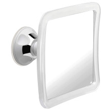 MIRRORVANA Fogless Shower & Shaving Mirror with Upgraded Suction Mount for Bathroom, Anti Fog & Mist Free Shatterproof Surface and 360? Swivel, 16cm x