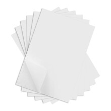 tao Pipe White Transfer Paper 100 Sheets Tracing Paper A4 White Carbon Paper for Cloth Fabric Paper Embroidery Tracing (8.3 x 11.5 Inches)