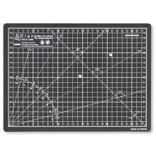 Elan A4 Cutting Mat Black and Taupe, 5-Ply Hobby Board for Crafts 30X22 CM, Self Healing Cutting Mat A4, Recycled PVC Craft Board for Sewing
