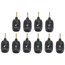 5X Recepteur de Systeme Sans Fil pour Guitare UHF Integre Rechargeable