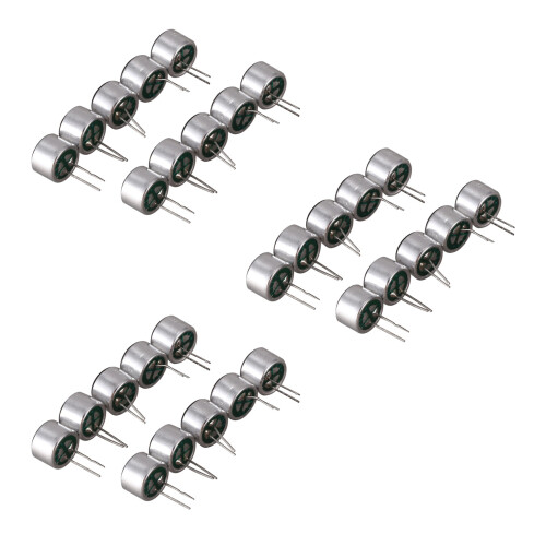 30 PCS 9.7mm x 7mm 2 Pin MIC Capsule Electret Condenser Miniphone 1