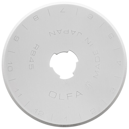 Olfa 45 mm Rotary Blade Refills, Pack of 2 1
