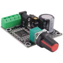 2X PAM8610 Dual Channel 12V HD Pure Digital Audio Stereo Amplifier Board Class D 15W x 2 High Power Amplifier Module