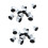 20 Pcs 2 Pin  MIC Capsule Electret Condenser Microphone Silver Tone Black 1