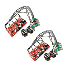 2X  12V 24V PT2399 Digital Microphone Audio Amplifier Board Karaoke Plate Reverb Preamplifier Reverberator OP275 Amp