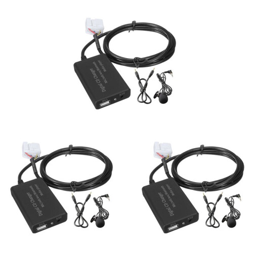 3X  Music Hands-Free Car Interface AUX Adapter for  Accord CRV