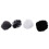 3X Universal Lavalier Microphone Windscreen Fur Windshield Wind Muff Soft for    Lapel Lavalier Mic 5mm 3