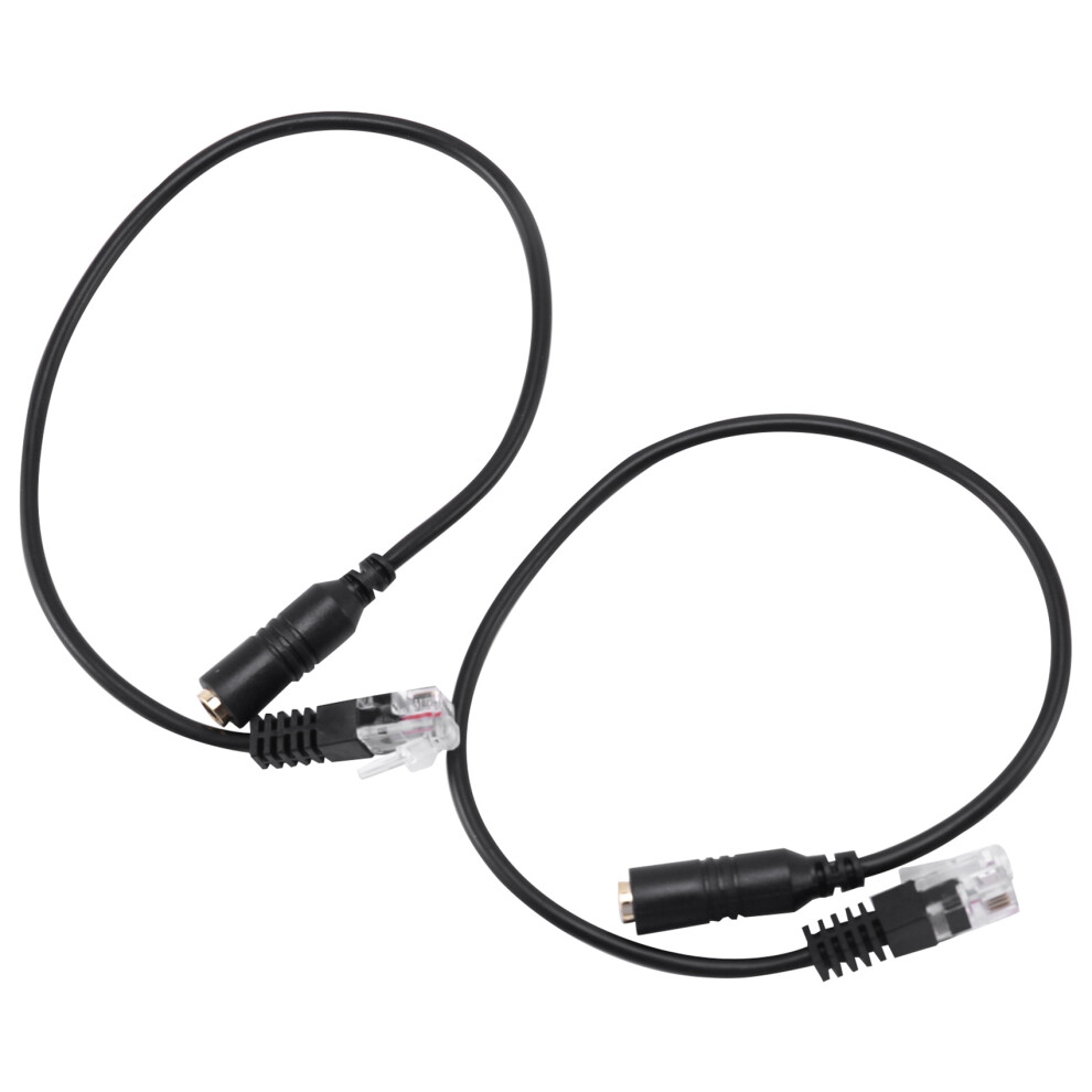 20Pc 3.5Mm Stereo Audio Headset To Jack Female To Male Rj9 Plug Adapter Converter Cable Cord 6032874935120