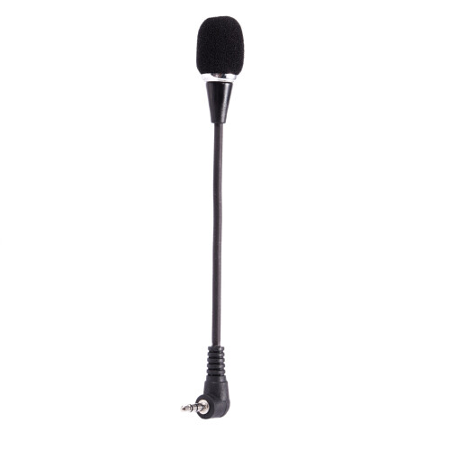 2X Flexible 3.5mm Jack  Microphone Mic for PC Laptop Desktop Skype Yahoo Black 1