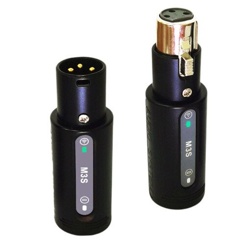 Wireless Microphone Xlr Adapter Transmitter Receiver Plug- Mic 2.4GHz for Dynamic Microphone Audio Mixer PA System
