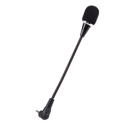 2X Flexible 3,5 mm  Microphone pour Ordinateur Portable PC Skype Yahoo Noir 2