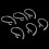 12X Ear Hook for  HM1300 HM1600 HM1610 HM1800 HM1900  Headset 6
