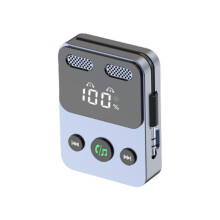 BR17 Adaptateur Émetteur-Récepteur  5.3 2 en 1, Prise Jack 3,5 mm, Mains Libres, Sans Fil, pour Haut-Parleur de Voiture et Casque