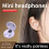 Earbuds Wireless  Low Profile Micro-Type Tiny Discreet Hidden Earbuds Work Small Headphones 4
