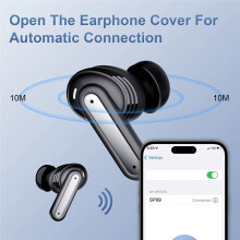SP99 AI Translation Headset Video Voice Call AI Real- Translation Simultaneous Interpretation BT Earphones White