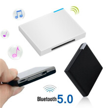 30Pin -Compatible 5.0 Audio Receiver Stero Wireless Music Adapter A2DP for / Speaker Sound Dock Black