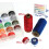 Agoer 400 Yards per Sewing Thread for Sewing Machine,50Pcs Polyester Thread Spools,25 Colors Prewound Bobbin Thread for Sewing Machine,Prewound Bobbin 3