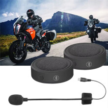 BT17 Zestaw Słuchawkowy do Kasku Motocyklowego 5.0 Bezprzewodowy Zestaw Głośnomówiący Stereo Odtwarzacz Muzyki Moto Słuchawki z Redukcją