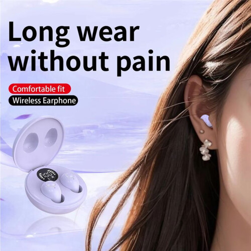 Earbuds Wireless  Low Profile Micro-Type Tiny Discreet Hidden Earbuds Work Small Headphones 2