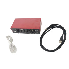 Zasilanie Phantom z Podwójnym Wyjściem USB 48 V do Mikrofonów Pojemnościowych Sprzęt do Nagrywania Muzyki Standard