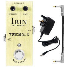 IRIN an-07 Tremolo Guitar Effect Pedal Classic Photoelectric Tube Circuitry True Bypass Includes Adapter UK Plug