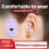 Earbuds Wireless  Low Profile Micro-Type Tiny Discreet Hidden Earbuds Work Small Headphones 5