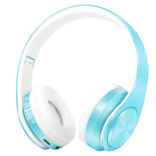New Style Macaron Color Wireless Headphone Stereo Headband Headset Support FM MP3 Mic for Mobile Tablet