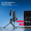 Microfono A Condensatore USB da Tavolo, Microfono da Gioco RGB, Microfono per Streaming Live, Karaoke, Giochi, Videoconferenza 7