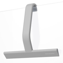 dancemoon JustHang Shower Squeegee for Shower Doors, All-one-Piece Silicone with Built-in Hook Design for Easy Hanging and Cleaning, 25 cm, Grey