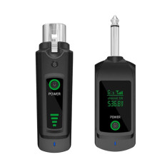 Sistema Conversor de Microfone Sem Fio 2.4G Transmissor Receptor para Microfone Condensador Dinâmico Mixer de Áudio de Guitarra B