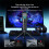 Microphone de Jeu Professionnel à Condensateur USB pour Ordinateur de Bureau, Éclairage RVB, Microphone de Vidéoconférence en Direct. 5