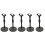 5 Stuks Microfoon Desktop Stand Disc Intrekbare Microfoon Stand Live Streaming Microfoon Clip Desktop Stand 1