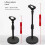 5pcs Microphone Desktop Stand Disc Retractable Microphone Stand Live Streaming Microphone Clip Desktop Stand 8