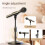 5 Stuks Microfoon Desktop Stand Disc Intrekbare Microfoon Stand Live Streaming Microfoon Clip Desktop Stand 4