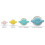 Clover Pom Maker Set-4/Pkg, ABS Resin, Polypropylene and Stainless Steel, Multicolor, 4 Pack 2