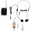 Wireless Microphone Set with -Wear + Lavalier Lapel Mics Transmitter Receiver UHF Frequency for Speech Teaching 1