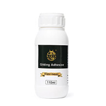 KIRIN Gold Leaf Glue - Epoxy Resin Water Based Gold Leaf Adhesive Set for DIY Craft, Painting, Furniture and Arts