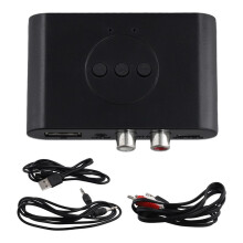 5.2 Audio EmpfäNger RCA 3,5 Mm AUX Klinke Stereo Musik Kabellos Adapter mit Mikrofon für Auto Kit Lautsprecher VerstäRker