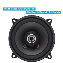 1 Piece 5 Inch 2-Way Universal Car HiFi Coaxial Speaker Auto Audio Music Stereo Subwoofer Full Range Frequency Speakers